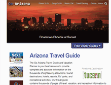 Tablet Screenshot of go-arizona.com